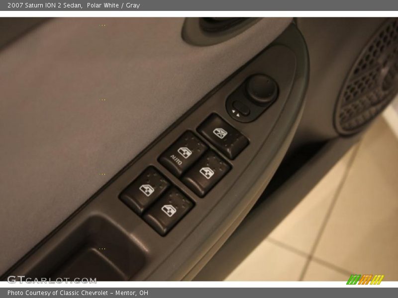 Polar White / Gray 2007 Saturn ION 2 Sedan