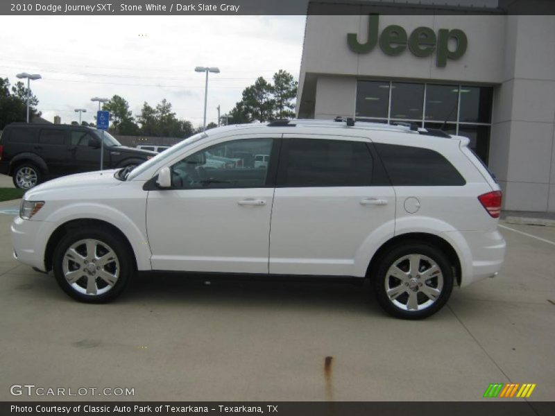Stone White / Dark Slate Gray 2010 Dodge Journey SXT