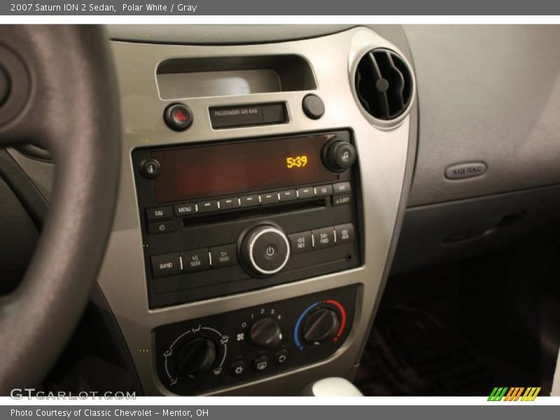 Polar White / Gray 2007 Saturn ION 2 Sedan