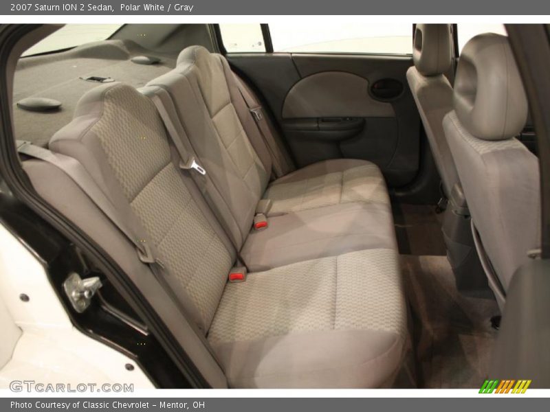 Polar White / Gray 2007 Saturn ION 2 Sedan
