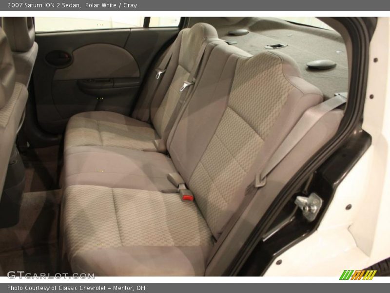 Polar White / Gray 2007 Saturn ION 2 Sedan