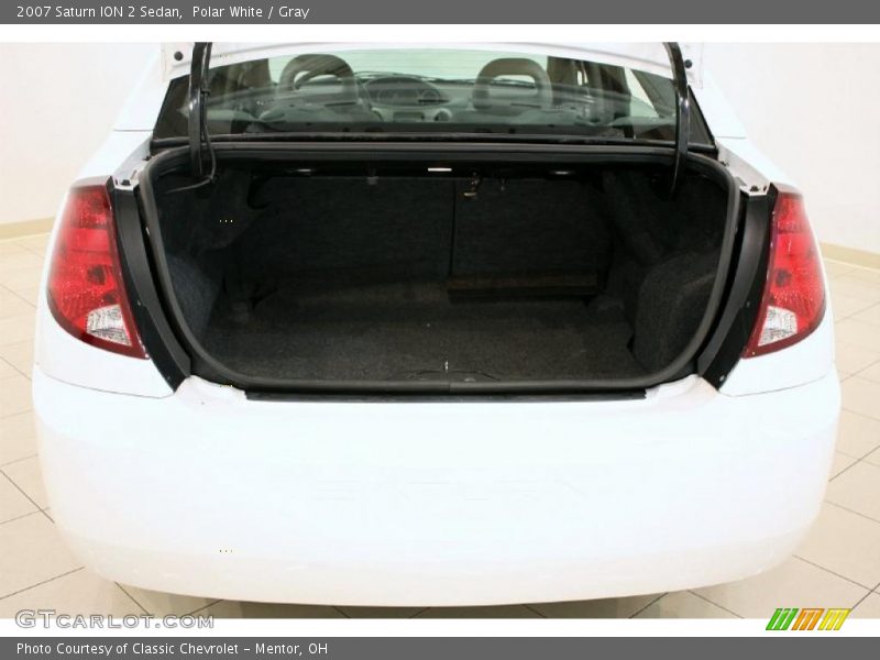 Polar White / Gray 2007 Saturn ION 2 Sedan
