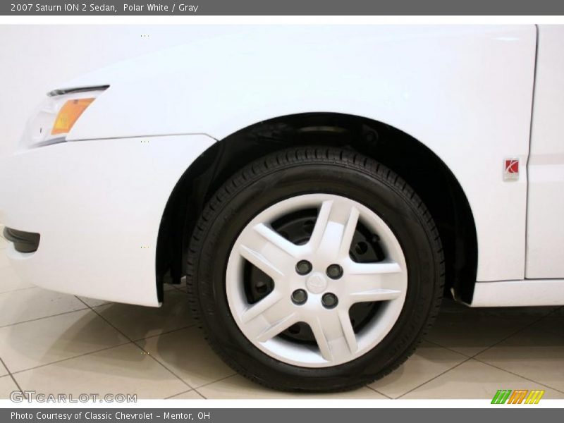 Polar White / Gray 2007 Saturn ION 2 Sedan