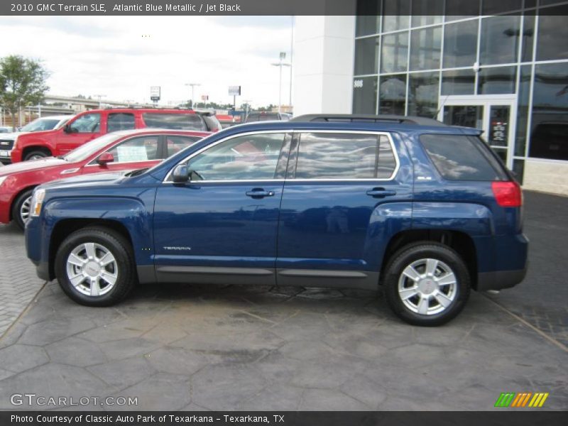 Atlantic Blue Metallic / Jet Black 2010 GMC Terrain SLE