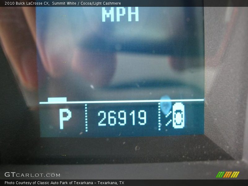 Summit White / Cocoa/Light Cashmere 2010 Buick LaCrosse CX