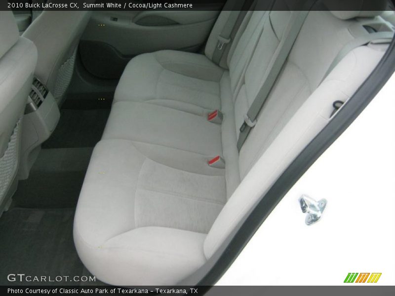 Summit White / Cocoa/Light Cashmere 2010 Buick LaCrosse CX