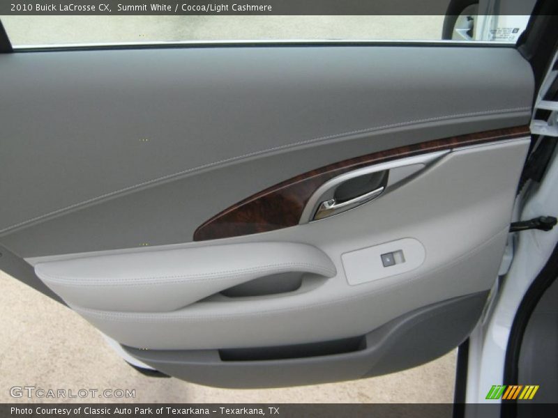 Summit White / Cocoa/Light Cashmere 2010 Buick LaCrosse CX