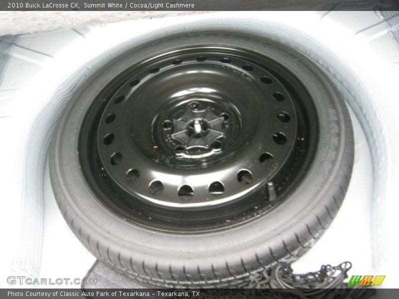 Summit White / Cocoa/Light Cashmere 2010 Buick LaCrosse CX