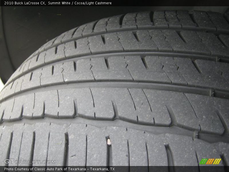 Summit White / Cocoa/Light Cashmere 2010 Buick LaCrosse CX