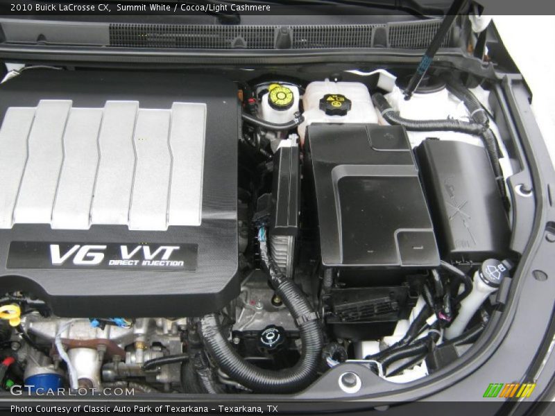 Summit White / Cocoa/Light Cashmere 2010 Buick LaCrosse CX