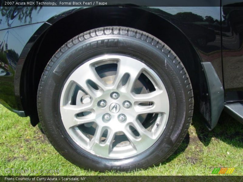 Formal Black Pearl / Taupe 2007 Acura MDX Technology