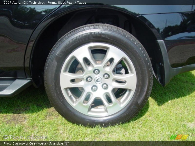 Formal Black Pearl / Taupe 2007 Acura MDX Technology