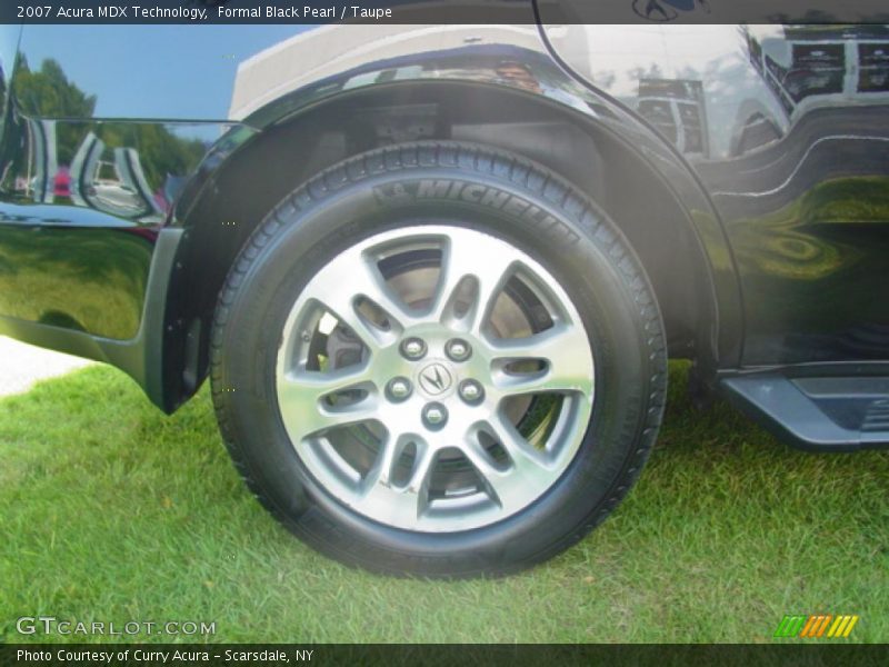 Formal Black Pearl / Taupe 2007 Acura MDX Technology