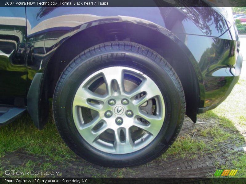 Formal Black Pearl / Taupe 2007 Acura MDX Technology