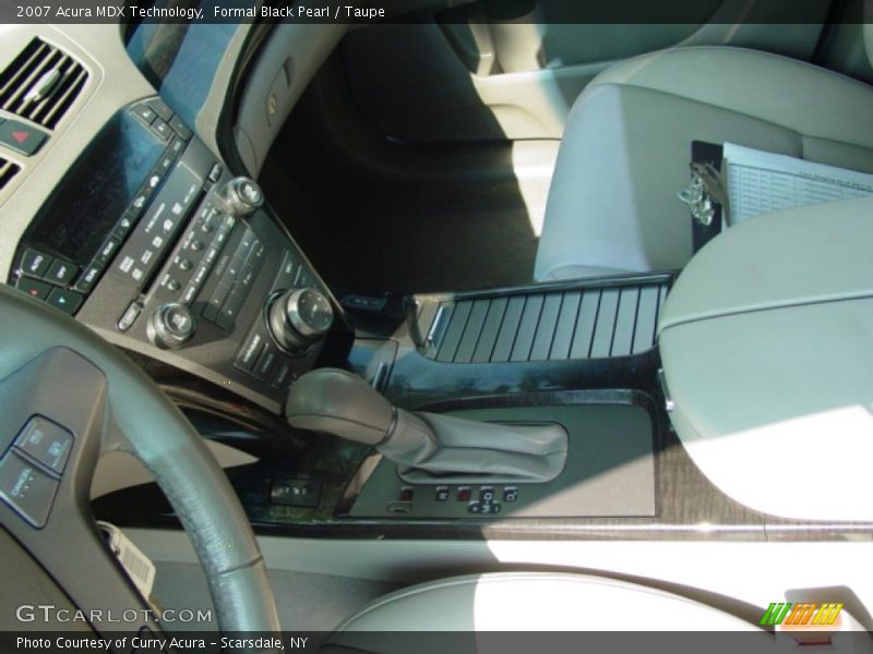 Formal Black Pearl / Taupe 2007 Acura MDX Technology