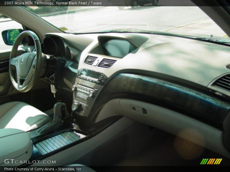 Formal Black Pearl / Taupe 2007 Acura MDX Technology