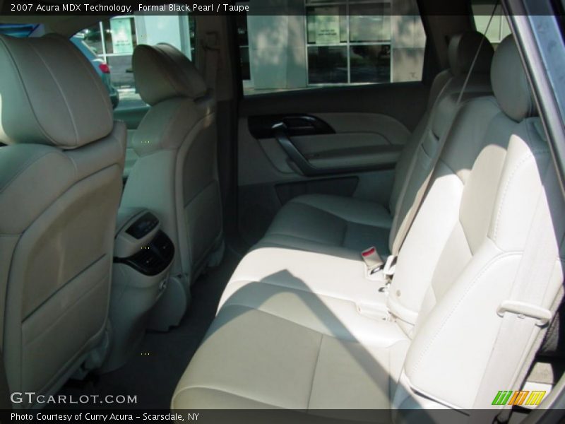 Formal Black Pearl / Taupe 2007 Acura MDX Technology