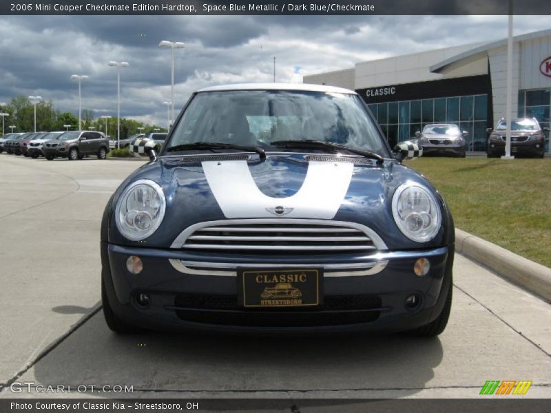 Space Blue Metallic / Dark Blue/Checkmate 2006 Mini Cooper Checkmate Edition Hardtop