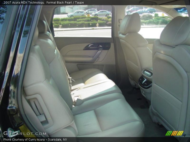 Formal Black Pearl / Taupe 2007 Acura MDX Technology