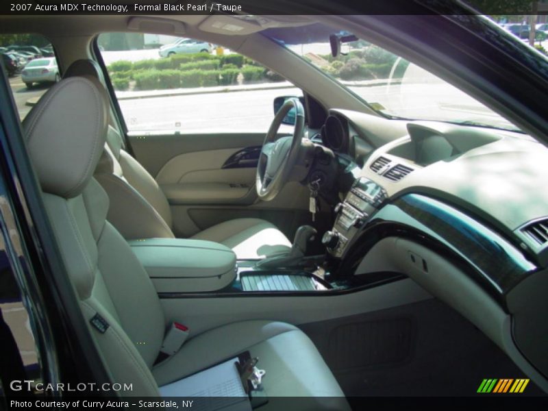 Formal Black Pearl / Taupe 2007 Acura MDX Technology