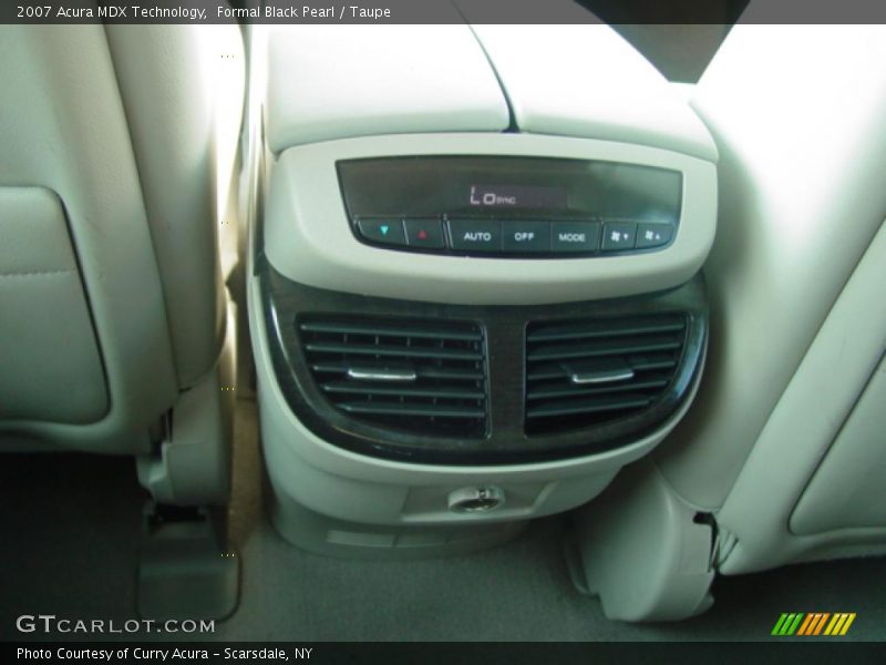 Formal Black Pearl / Taupe 2007 Acura MDX Technology