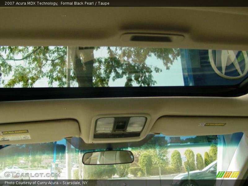 Formal Black Pearl / Taupe 2007 Acura MDX Technology