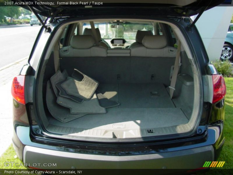 Formal Black Pearl / Taupe 2007 Acura MDX Technology