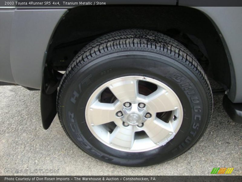 Titanium Metallic / Stone 2003 Toyota 4Runner SR5 4x4