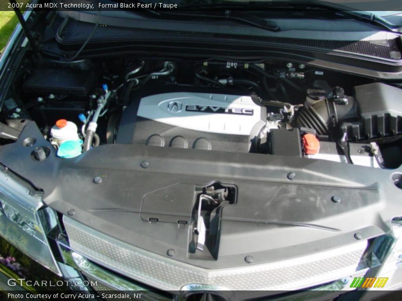 Formal Black Pearl / Taupe 2007 Acura MDX Technology