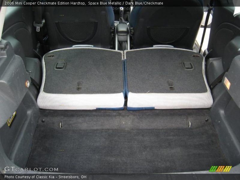 Space Blue Metallic / Dark Blue/Checkmate 2006 Mini Cooper Checkmate Edition Hardtop