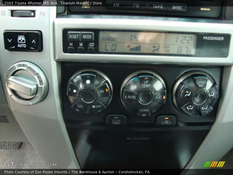 Titanium Metallic / Stone 2003 Toyota 4Runner SR5 4x4