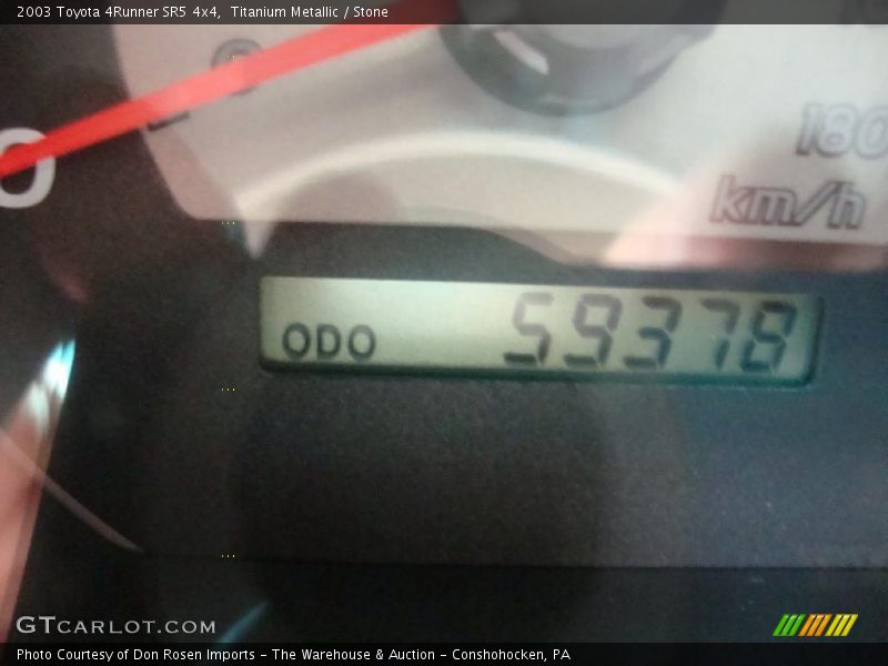 Titanium Metallic / Stone 2003 Toyota 4Runner SR5 4x4