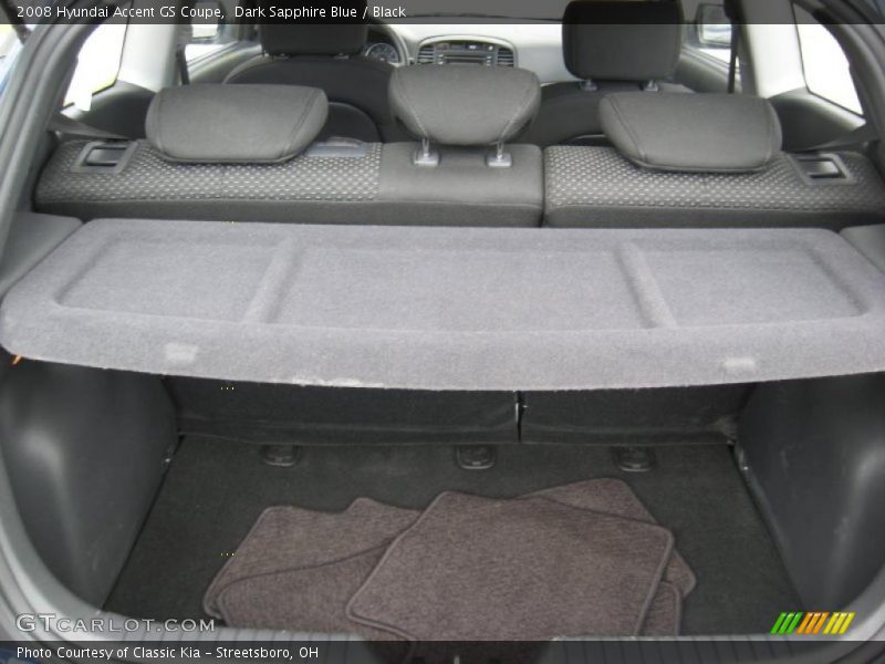 Dark Sapphire Blue / Black 2008 Hyundai Accent GS Coupe