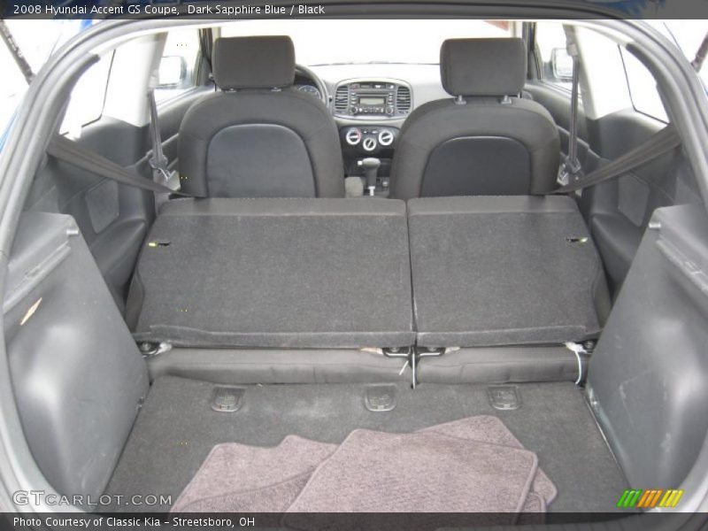 Dark Sapphire Blue / Black 2008 Hyundai Accent GS Coupe