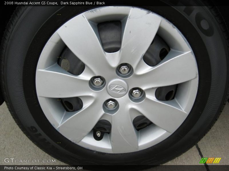 Dark Sapphire Blue / Black 2008 Hyundai Accent GS Coupe