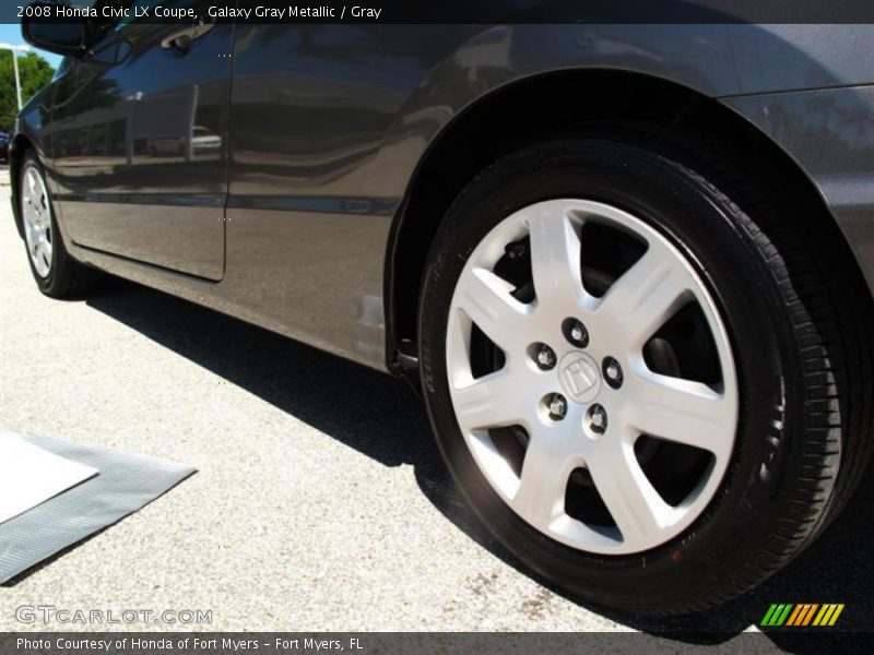 Galaxy Gray Metallic / Gray 2008 Honda Civic LX Coupe