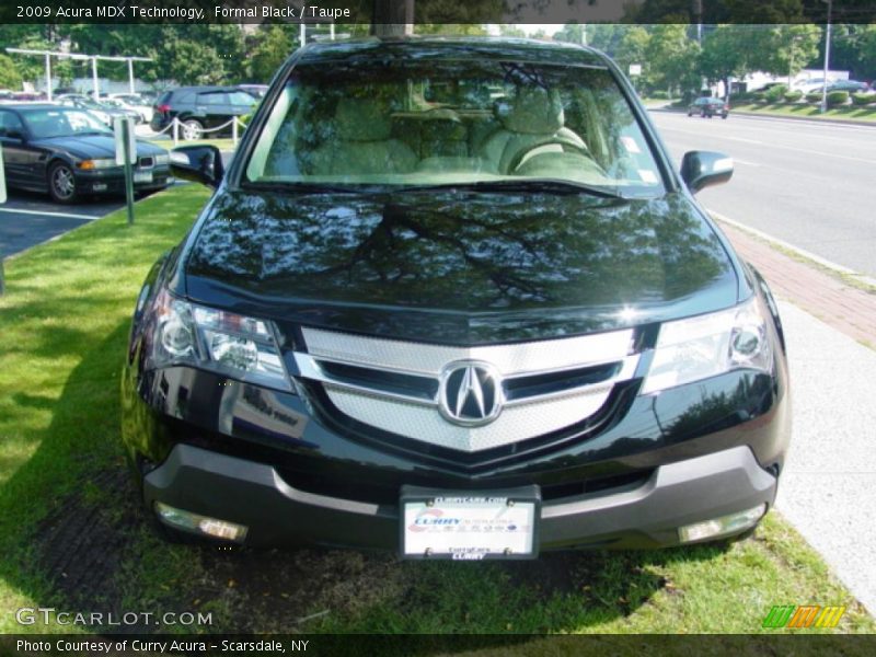 Formal Black / Taupe 2009 Acura MDX Technology