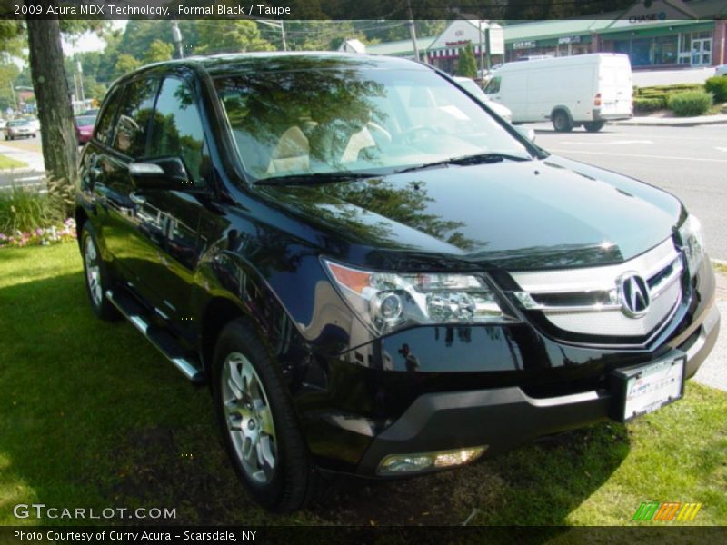 Formal Black / Taupe 2009 Acura MDX Technology