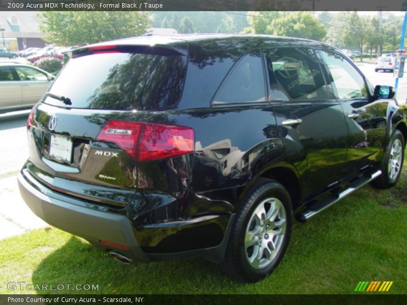 Formal Black / Taupe 2009 Acura MDX Technology