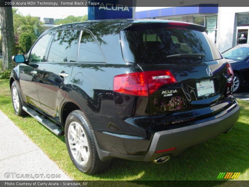 Formal Black / Taupe 2009 Acura MDX Technology