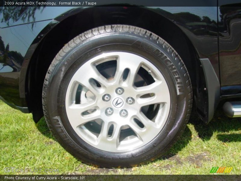 Formal Black / Taupe 2009 Acura MDX Technology