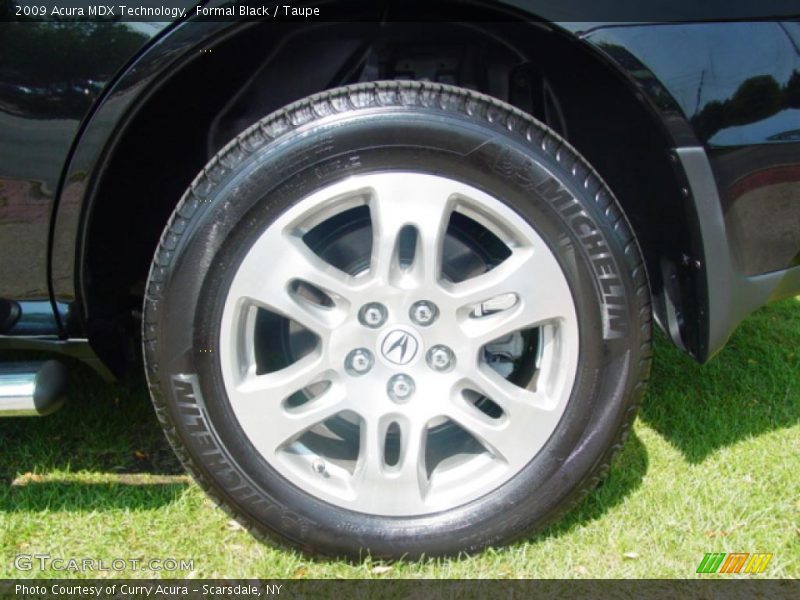 Formal Black / Taupe 2009 Acura MDX Technology