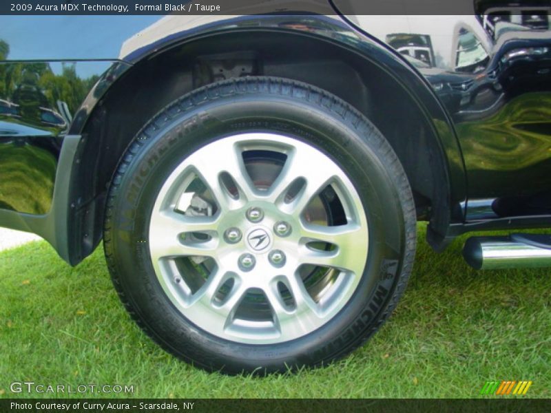 Formal Black / Taupe 2009 Acura MDX Technology