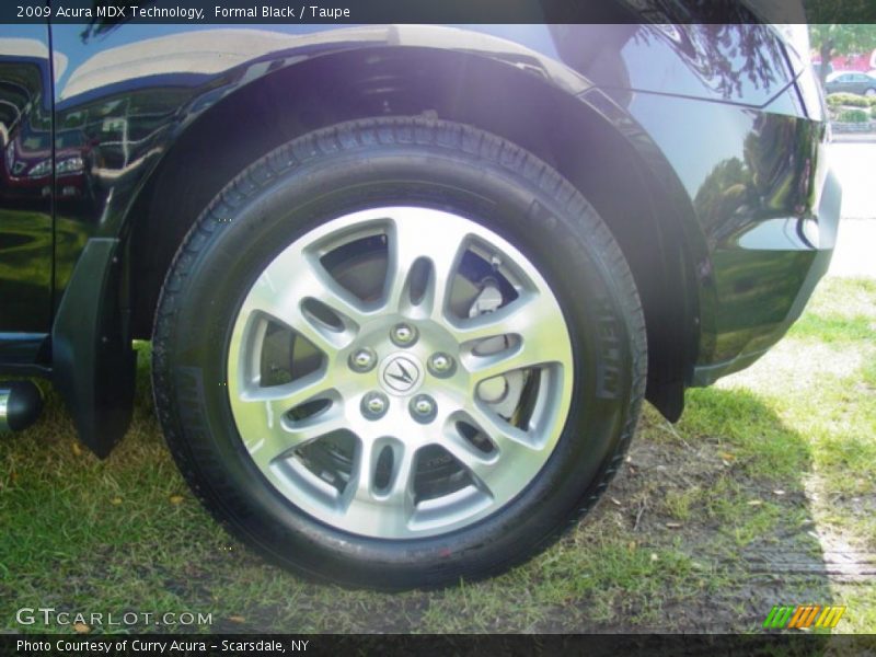 Formal Black / Taupe 2009 Acura MDX Technology