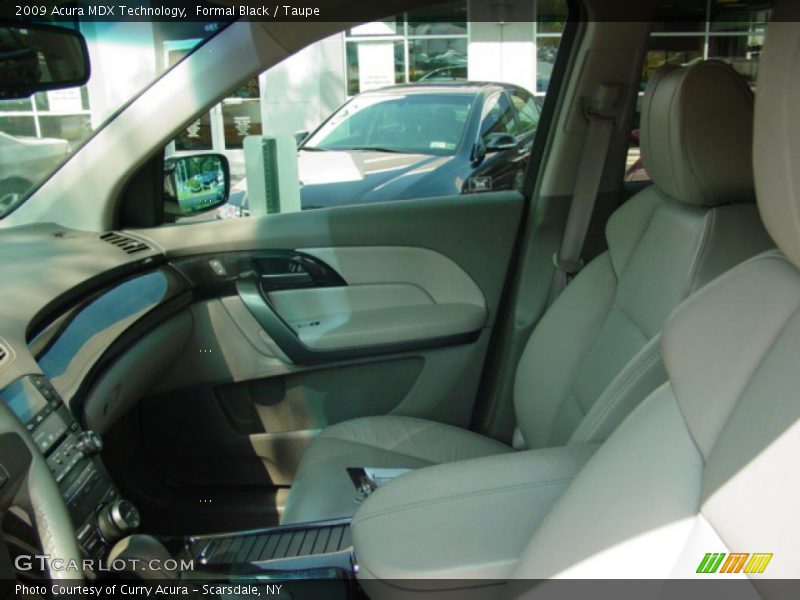 Formal Black / Taupe 2009 Acura MDX Technology