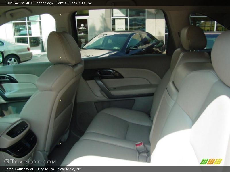 Formal Black / Taupe 2009 Acura MDX Technology
