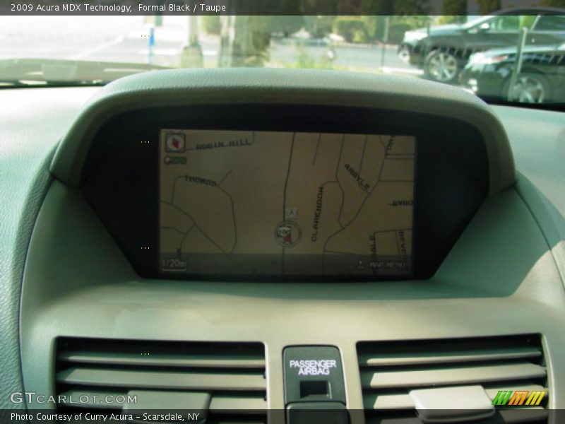 Formal Black / Taupe 2009 Acura MDX Technology