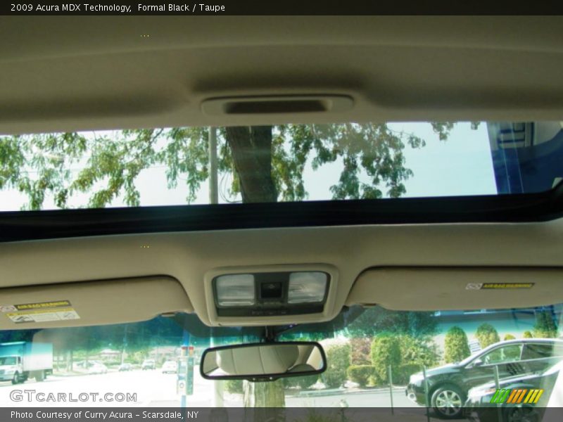 Formal Black / Taupe 2009 Acura MDX Technology