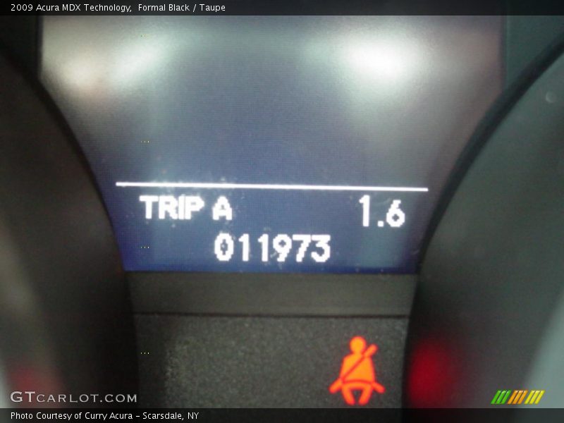Formal Black / Taupe 2009 Acura MDX Technology