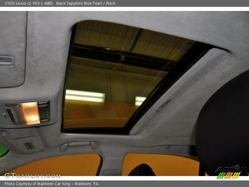 Black Sapphire Blue Pearl / Black 2009 Lexus LS 460 L AWD